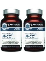 Suplemento AHCC Kinoko Platinum 750mg - Qualidade de Vida - 2 Unidades