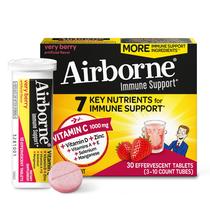 Suplemento Airborne de 1000 mg de vitamina C com vitamina D e zinco