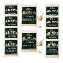 Suplemento Albumina Pura 5kg CP Ovos 80 por Cento Proteína Clara de Ovo em Pó Para Ganho de Massa Muscular e Recuperação