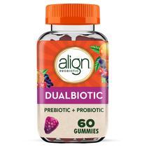 Suplemento Align DualBiotic Prebiotic + Probiotic 60 Gummies