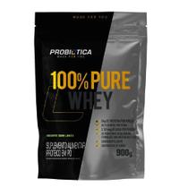 Suplemento Alimentar 100% Pure Whey Refil 900g Probiótica Sabor Iogurte com Limão