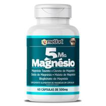 Suplemento Alimentar 5 Magnésios 500mg - 60 Cápsulas Melfort