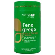 Suplemento Alimentar Active Life Extrato de Feno Grego + Arginina + Taurina 60 Cápsulas