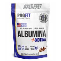 Suplemento Alimentar Albumina com Biotina 1KG Dois Sabores - Profit