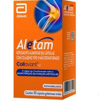 Suplemento Alimentar Aletam Colágeno Tipo II 30 Cápsulas