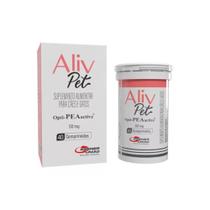 Suplemento Alimentar Aliv Pet 50mg para Cães e Gatos 40 Comprimidos