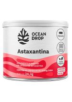 Suplemento Alimentar Astaxantina Vegana 100% Vegetal 60 Cápsulas 405mg Ocean Drop