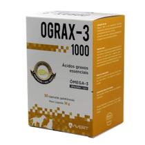 Suplemento Alimentar Avert Ograx-3 1000mg Para Cães E Gatos Suplemento Alimentar Avert Ograx-3 1000mg Para Cães E Gatos
