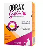 Suplemento Alimentar Avert Ograx Gato Omega 3 Com 30 Capsulas