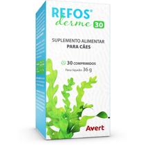 Suplemento Alimentar Avert Refos Derme para Cães - 36mg com 30 Comprimidos
