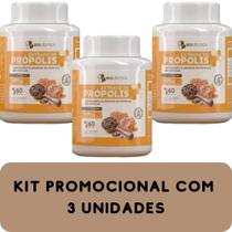 Suplemento Alimentar Biocêutica Própolis Pote 60 Cápsulas Kit Promocional 3 Unidades