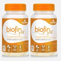 Suplemento Alimentar Biofin Gold 60 Cápsulas Chamel Kit com 2 Unidades Suplemento Alimentar Biofin Gold 60 Cápsulas Chamel Kit com 2 Unidades