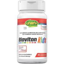 Suplemento Alimentar Bioviton Kids 30 Comprimidos Morango - Unilife