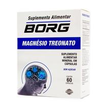 Suplemento Alimentar Borg Magnésio Treonato 60 Cápsulas Suplemento Alimentar Borg Magnésio Treonato 60 Cápsulas