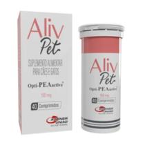 Suplemento Alimentar Cães e Gatos Aliv Pet 150mg C/ 40 Comp Suplemento Alimentar Cães e Gatos Aliv Pet 150mg C/ 40 Comp