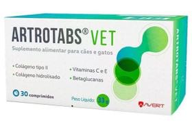 Suplemento Alimentar Cães e Gatos Artrotabs Vet 30cpr