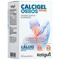Suplemento Alimentar Calcigel Ossos D3 + K2 C30 - Katigua