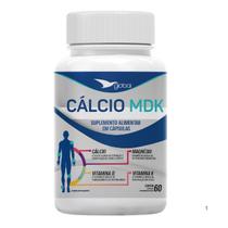 Suplemento Alimentar Cálcio MDK Cálcio, Magnésio, Vit 60 cap Suplemento Alimentar Cálcio MDK Cálcio, Magnésio, Vit 60 cap