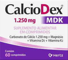 Suplemento Alimentar Calciodex MDK 1250mg C/60CPR-Kley Hertz Suplemento Alimentar Calciodex MDK 1250mg C/60CPR-Kley Hertz