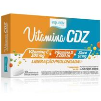 Suplemento Alimentar CDZ C + D + Zinco 30 Cpr- Equaliv Suplemento Alimentar CDZ C + D + Zinco 30 Cpr- Equaliv