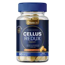 Suplemento Alimentar Cellus Redux New - Com Ácido Clorogênico, Ácido Pantotênico, Biotina, Prolina e Vitamina C - Cápsulas Mastigáveis Zero Calorias