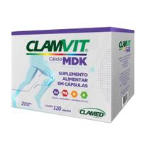 Suplemento Alimentar Clamvit Calcio Mdk 120 Capsulas