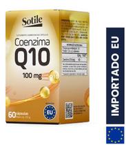 Suplemento alimentar coenzima q10 100mg c/60 capsulas sotile uniao europe sidney