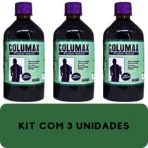 Suplemento Alimentar Columax Natural Frasco 500ml Kit Promocional 3 Unidades