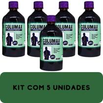 Suplemento Alimentar Columax Natural Frasco 500ml Kit Promocional 5 Unidades