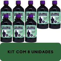 Suplemento Alimentar Columax Natural Frasco 500ml Kit Promocional 8 Unidades