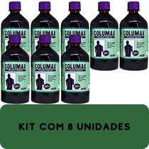 Suplemento Alimentar Columax Natural Frasco 500ml Kit Promocional 8 Unidades