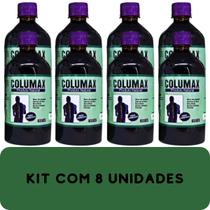 Suplemento Alimentar Columax Natural Frasco 500ml Kit Promocional 8 Unidades