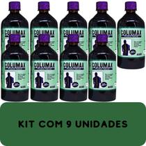 Suplemento Alimentar Columax Natural Frasco 500ml Kit Promocional 9 Unidades