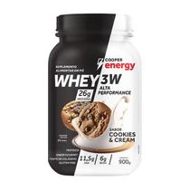 Suplemento Alimentar Cooper Energy Whey 3W Alta Performance Sabor Cookies & Cream 900g Suplemento Alimentar Cooper Energy Whey 3W Alta Performance Sabor Cookies & Cream 900g