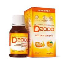 Suplemento Alimentar D2000 Sabor Laranja 20Ml - Ecofitus