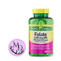 Suplemento Alimentar de Folato 1.333 mcg DFE 400 Comprimidos Suplemento Alimentar de Folato 1.333 mcg DFE 400 Comprimidos