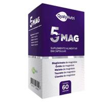 Suplemento Alimentar de Magnésio 5Mag 60 Cáps Qualynutri