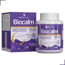 Suplemento Alimentar de Vitaminas e Aminoácido Triptofano Biocêutica Biocalm Pote 60 Cápsulas