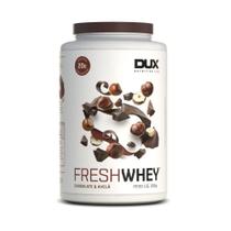 Suplemento Alimentar em Pó Dux Fresh Whey 20g de Proteína Sabor Chocolate e Avelã 900g