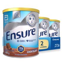 Suplemento Alimentar Ensure Chocolate 400g - Kit 2 Uni. - Abbott