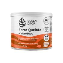 Suplemento Alimentar Ferro Quelato + Vitamina C 60 Cápsulas