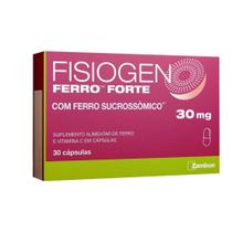 Suplemento Alimentar Fisiogen Ferro Forte 30mg 30 cápsulas - ZAMBON Suplemento Alimentar Fisiogen Ferro Forte 30mg 30 cápsulas - ZAMBON