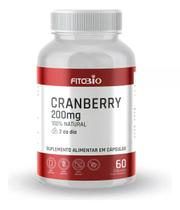 Suplemento Alimentar Fitobio Cranberry 200mg C/60 Capsulas Sabor Neutro