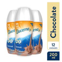 Suplemento Alimentar Glucerna SR Chocolate 200ml - Kit 12 Uni. - Abbott