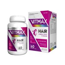 Suplemento Alimentar Hair Cabelo e Unha 60 Cápsulas Vitmax Suplemento Alimentar Hair Cabelo e Unha 60 Cápsulas Vitmax