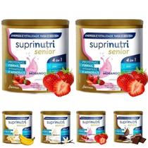 Suplemento alimentar idoso suprinutri senior 2 latas sabores Suplemento alimentar idoso suprinutri senior 2 latas sabores