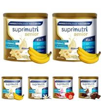 Suplemento alimentar idoso suprinutri senior 2 latas sabores Suplemento alimentar idoso suprinutri senior 2 latas sabores