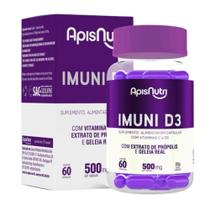 Suplemento Alimentar Imuni D3 Apisnutri 500mg 60 Capsulas