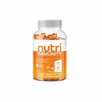 Suplemento Alimentar Imunidade Nutri Immunity 60 Gomas Vitamina Minerais Essenciais Cápsulas em Gel Comprimidos Multivit