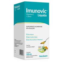 Suplemento Alimentar Imunovic Xarope com 120mL - Neobem